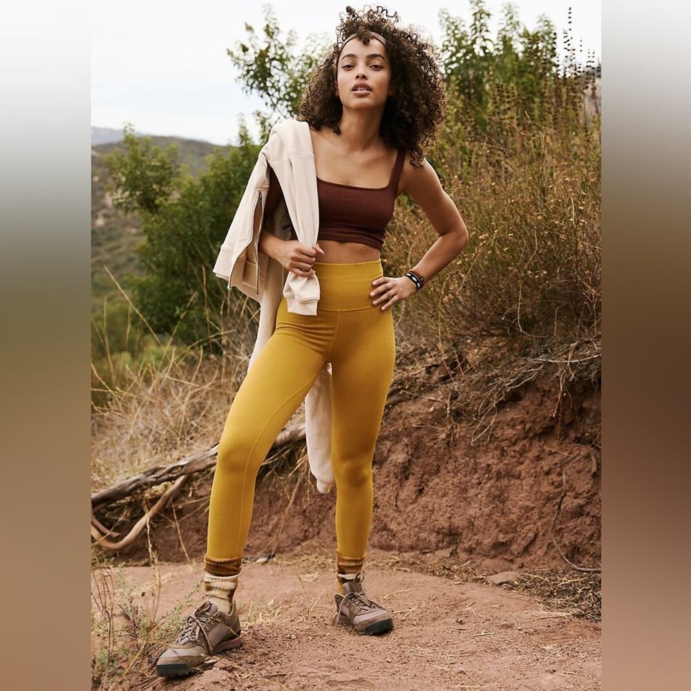 NWOT FP Movement by Free People Honey Mallow Good Karma Leggings Size XS/S